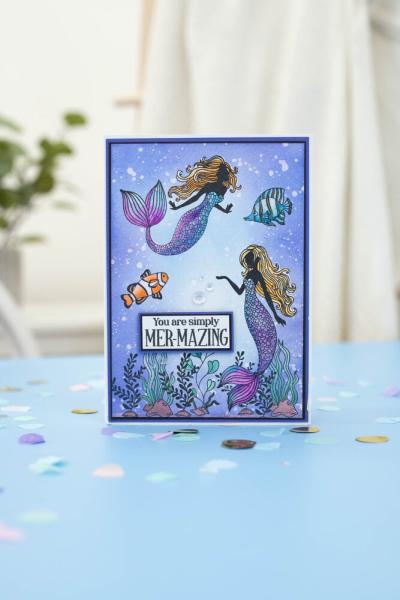 Crafters Companion - Stempelset "Ocean Dreams" Clear Stamps