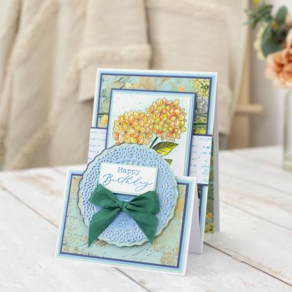 Crafters Companion - Stempel "Hydrangea" Clear Stamps