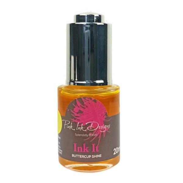 Pink Ink Designs - Flüssige Aquarellfarbe "Buttercup Shine" Ink It 20ml