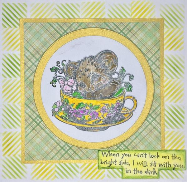 IndigoBlu - Gummistempel Set "Adorable Dormouse" A6 Rubber Stamp