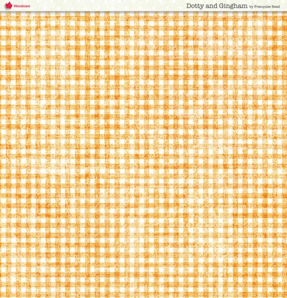 Woodware - Designpapier "Dotty And Gingham " Paper Pad 8x8 Inch - 24 Bogen 