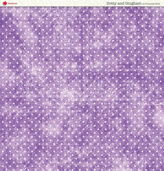 Woodware - Designpapier "Dotty And Gingham " Paper Pad 8x8 Inch - 24 Bogen 