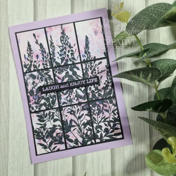 Creative Expressions - Gummistempel A6 "Foxglove Garden" Rubber Stamp