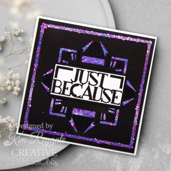 Creative Expressions - Stanzschablone "Art Deco Dazzling Diamonds" Craft Dies Design by Sue Wilson