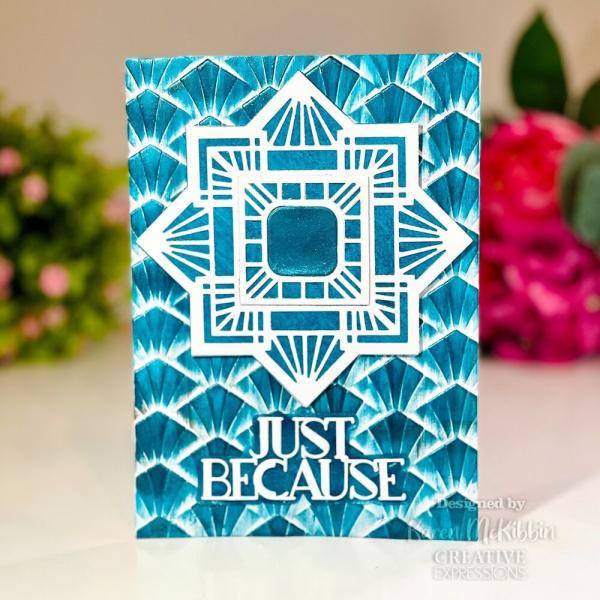 Creative Expressions - Stanzschablone "Art Deco Dazzling Diamonds" Craft Dies Design by Sue Wilson