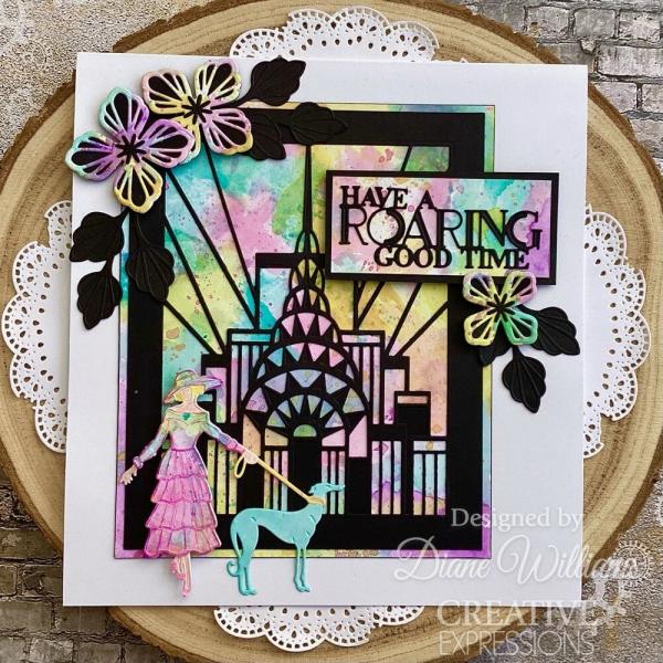 Creative Expressions - Stanzschablone "Art Deco Elegant Stroll" Craft Dies Design by Sue Wilson