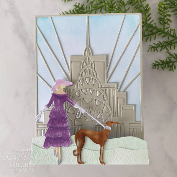 Creative Expressions - Stanzschablone "Art Deco Skylines Background" Craft Dies Design by Sue Wilson