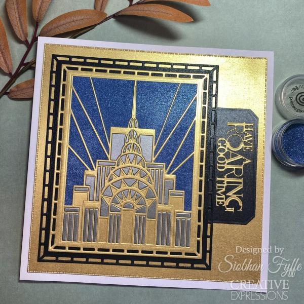 Creative Expressions - Stanzschablone "Art Deco Skylines Background" Craft Dies Design by Sue Wilson