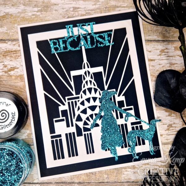 Creative Expressions - Stanzschablone "Art Deco Skylines Background" Craft Dies Design by Sue Wilson