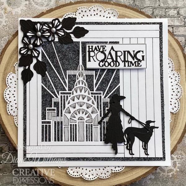 Creative Expressions - Stanzschablone "Art Deco Skylines Background" Craft Dies Design by Sue Wilson