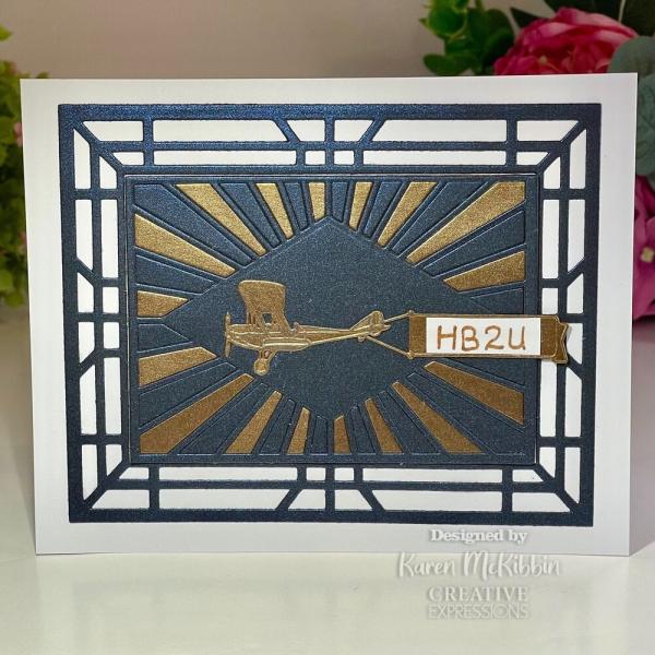 Creative Expressions - Stanzschablone "Art Deco Travel In Style" Craft Dies Design by Sue Wilson