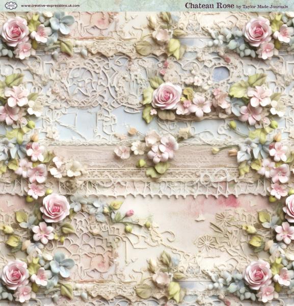 Creative Expressions - Designpapier "Chateau Rose" Paper Pack 8x8 Inch - 24 Bogen  