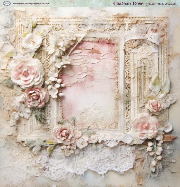 Creative Expressions - Designpapier "Chateau Rose" Paper Pack 8x8 Inch - 24 Bogen  