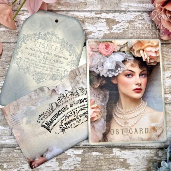 Creative Expressions - Stempelset "Victorian" Clear Stamps 6x8 Inch Design by Taylor Made Journals