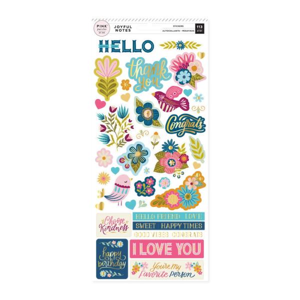 American Crafts - Aufkleber "Joyful Notes" Sticker