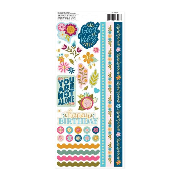 American Crafts - Aufkleber "Joyful Notes" Sticker