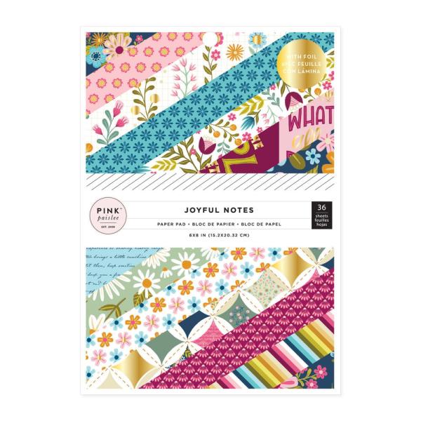 American Crafts - Designpapier "Joyful Notes" Paper Pack 6x8 Inch - 36 Bogen