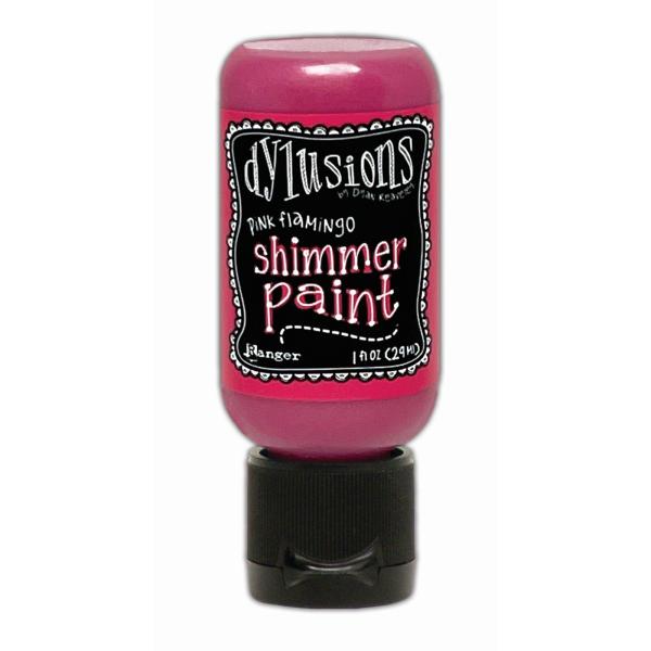 Ranger - Dylusions Flip Cap Paint Shimmer "Pink Flamingo" 29ml