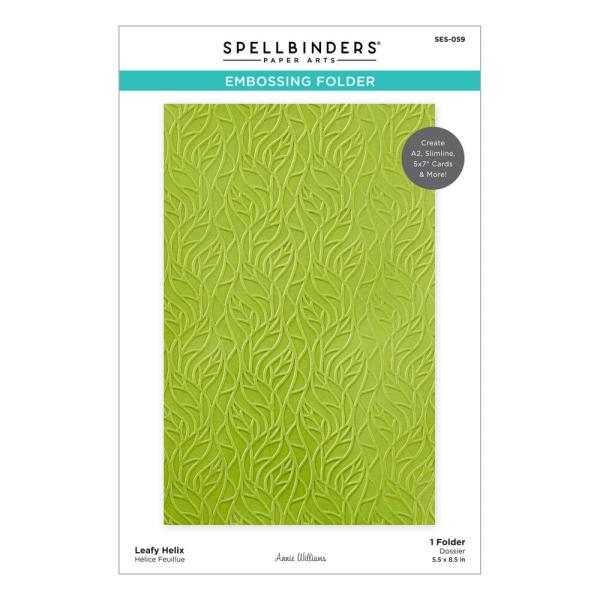 Spellbinders - Prägefolder "Leafy Helix" Embossingfolder