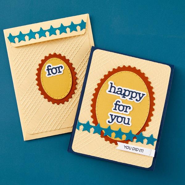 Stampendous - Stanzschablone "A2 Gift Card Holder and Envelope" Dies