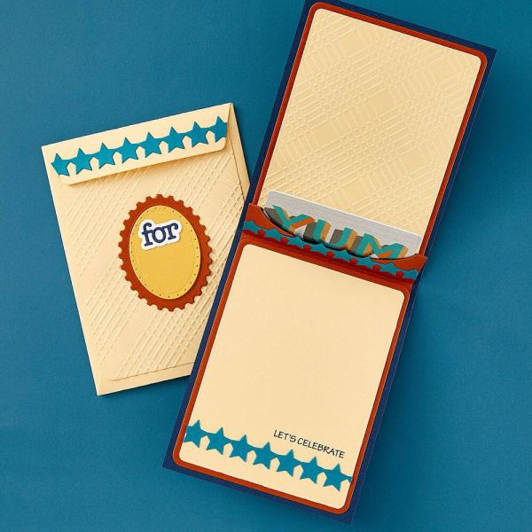 Stampendous - Stanzschablone "A2 Gift Card Holder and Envelope" Dies