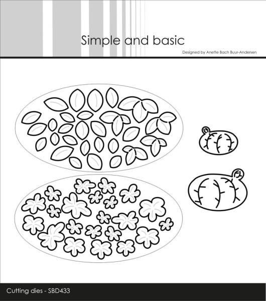 Simple and Basic - Stanzschablone 1,7x5,6cm "Flowers and Cactus" Dies