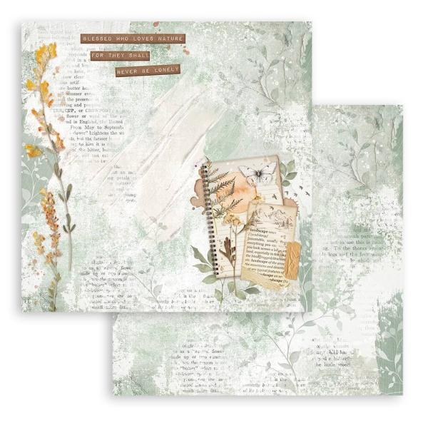 Stamperia - Designpapier "Create Happiness Secret Diary" Paper Pack 8x8 Inch - 10 Bogen