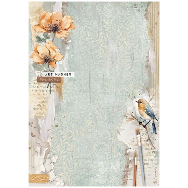 Stamperia - Decopatch Papier "Bird" Decoupage A4 - 6 Bogen  