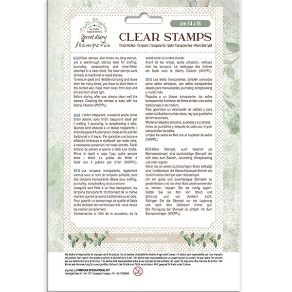 Stamperia - Stempelset "Labels" Clear Stamps