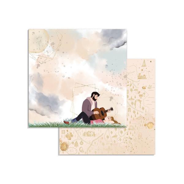 Stamperia - Designpapier "Love Story" Paper Pack 8x8 Inch - 10 Bogen