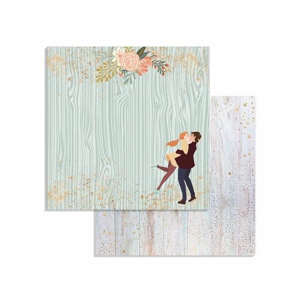 Stamperia - Designpapier "Love Story" Paper Pack 8x8 Inch - 10 Bogen