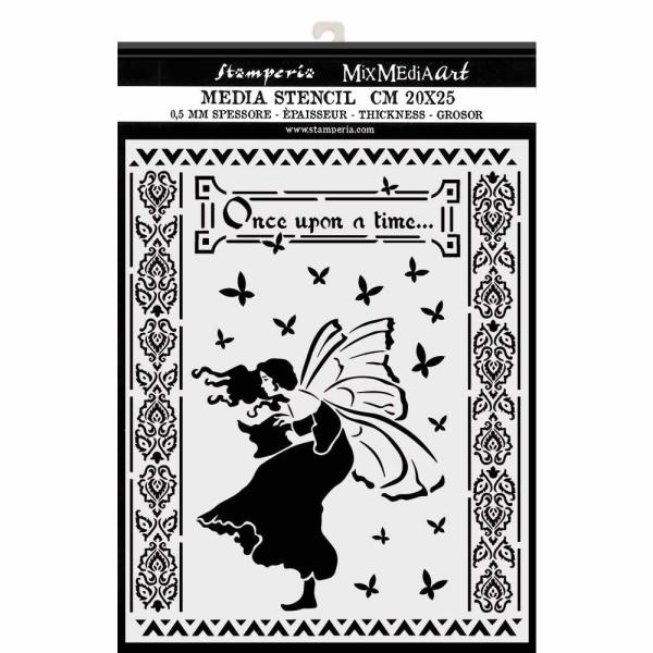 Stamperia - Schablone 20x25cm "Once Upon A Time" Stencil