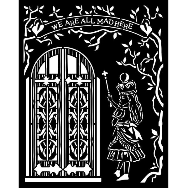 Stamperia - Schablone 20x25cm "Alice Door" Stencil