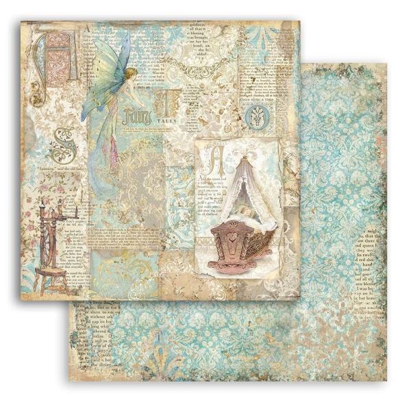 Stamperia - Designpapier "Sleeping Beauty" Paper Pack 6x6 Inch - 10 Bogen