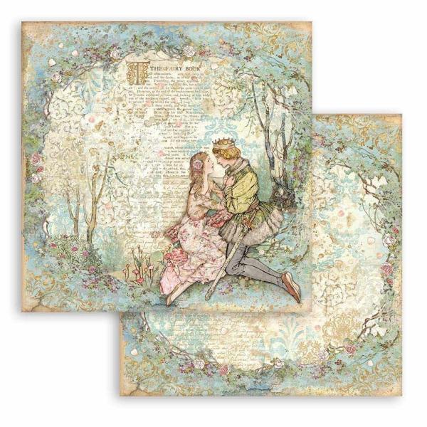 Stamperia - Designpapier "Sleeping Beauty" Paper Pack 6x6 Inch - 10 Bogen