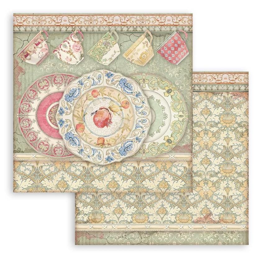 Stamperia - Designpapier "Casa Granada" Paper Pack 6x6 Inch - 10 Bogen