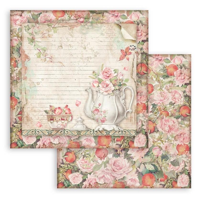 Stamperia - Designpapier "Casa Granada" Paper Pack 6x6 Inch - 10 Bogen