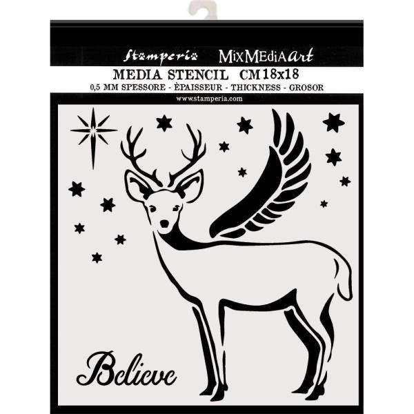 Stamperia - Schablone 18x18cm "Deer" Stencil  