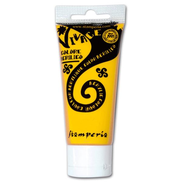 Stamperia - Acrylfarbe "Dark Yellow" Vivace Acrylic Paint 60ml