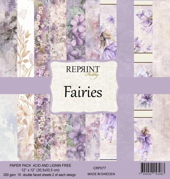 Reprint - Designpapier "Fairies" Paper Pack 12x12 Inch - 10 Bogen