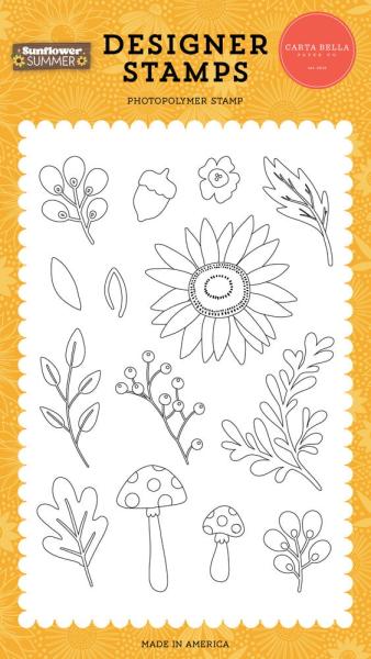 Carta Bella - Stempelset "Sunflower Garden" Clear Stamps