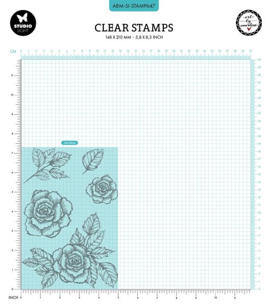 Art By Marlene - Stempelset "Garden Romance" Signature Collection Clear Stamps