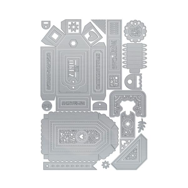 Tonic Studios - Stanzschablone "Luggage Etikett box" Dies 