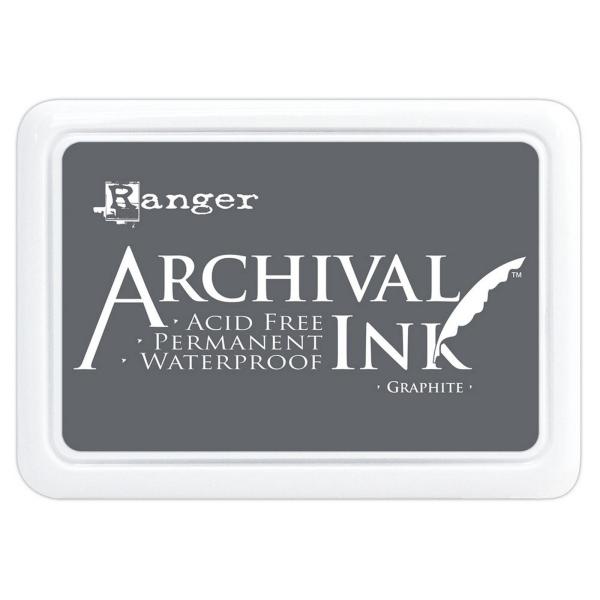 Ranger - Archival Ink Pad "Graphite" Stempelkissen - Pigmenttinte 