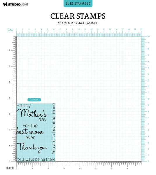 Studio Light - Stempelset "Mother's Day" Clear Stamps