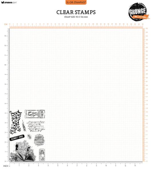 Studio Light - Stempelset "Grunge Elements" Clear Stamps Grunge Collection