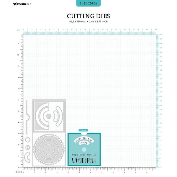 Studio Light - Stanzschablone "Roation Wheel" Dies