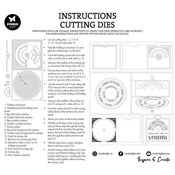 Studio Light - Stanzschablone "Roation Wheel" Dies