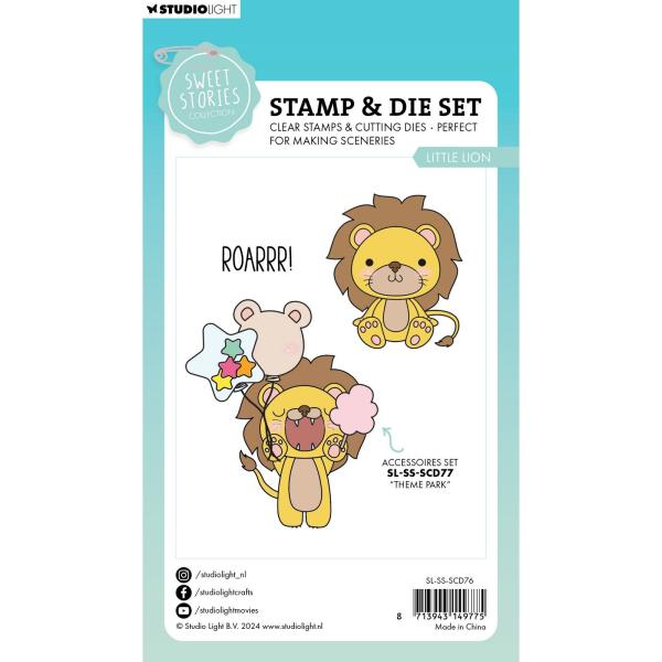 Studio Light - Stempel & Stanzschablone "Sweet Stories Little Lion" Stamp & Dies