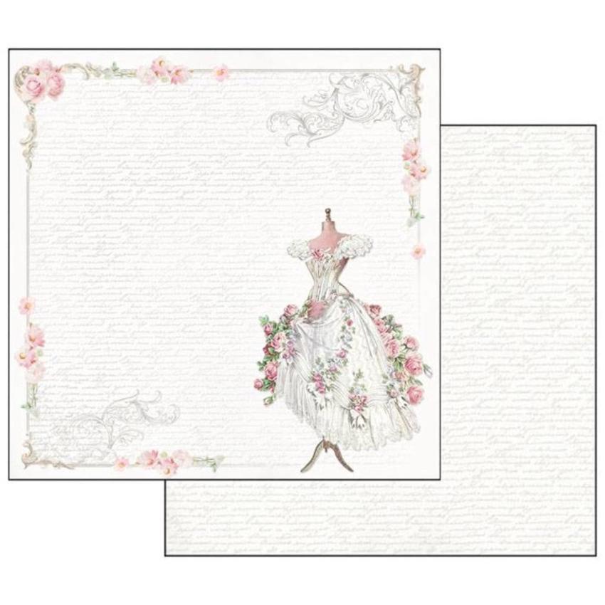 Stamperia - Designpapier "Wedding" Paper Pack 12x12 Inch - 10 Bogen